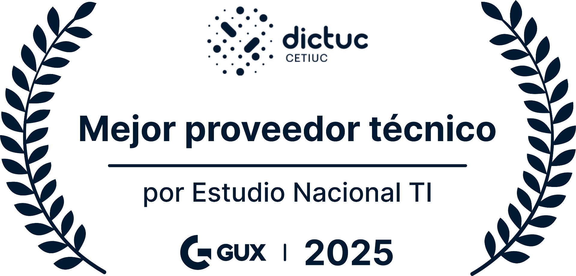 Reconocimiento CETIUC: Mejor proveedor técnico