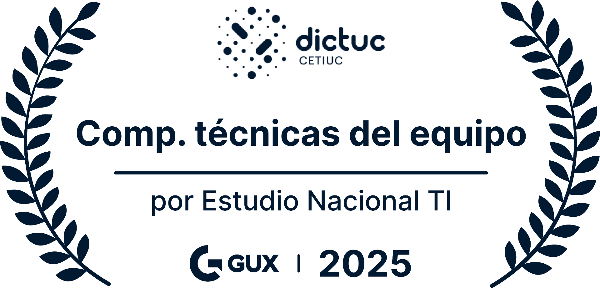 Reconocimiento CETIUC: Competencias técnicas del equipo